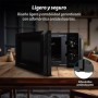 Microondas sin grill MW-20MN de 20 litros de capacidad y 700W negro