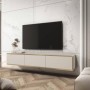 Mueble Tv Suspendida + 3 Puertas Oro