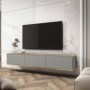 Mueble Tv Suspendida + 3 Puertas Oro