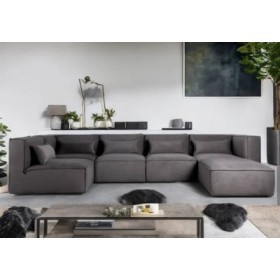 Sofá Rinconero Modular con Chaise Long Reversible Luxury 06 (330x160x180cm)