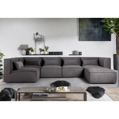 Sofá Rinconero Modular con Chaise Long Reversible Luxury 06 (330x160x180cm)
