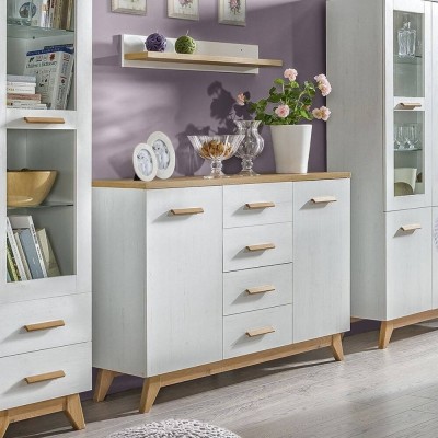 Aparador 2 Puertas + 4 Cajones Sven