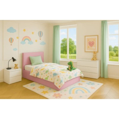 Cama Tapizada Havana Kids + Colchón Opc.