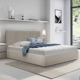 Cama Tapizada de Matrimonio Regina + Colchón Opc.