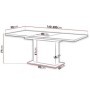 Mesa de Comedor Extensible Giant