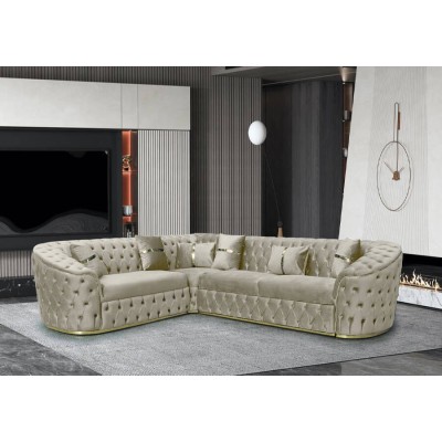 Sofá esquinero con cama Khalifa (255x320cm)