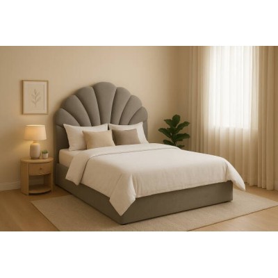 Cama Doble Estofada Flower + Colchón Opc.