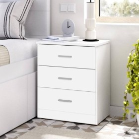 Mesita de Noche Couple c/ 3 Cajones