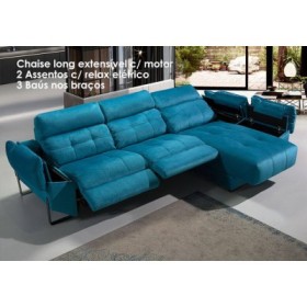 Sofá 2 Plazas Relax + Chaise Long Santander (300x170cm)