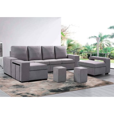 Sofá 2 Plazas con Doble Chaise Long Mike (290x150cm)