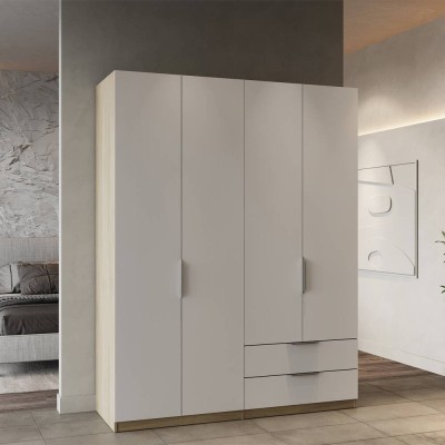 Armario 4 Puertas de abrir + 2 Cajones Ghost