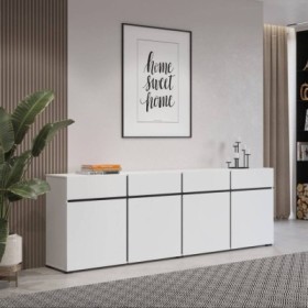 Aparador 4 Puertas + 4 Cajones Cross