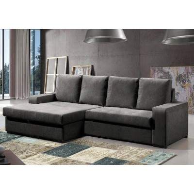 Sofá 2 Plazas + Chaise Long Reversible Mega Comfort (240x150cm)
