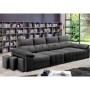 Sofá 2L + Doble Chaise Long c/ Cama King (345x160cm)