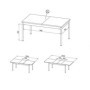 Mesa de Comedor Extensible Prestigo