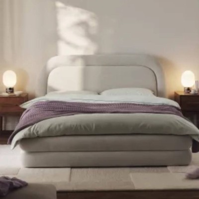 Cama Estofada Salomon + Colchão Opc.