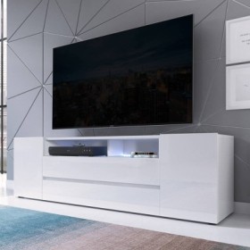 Mueble TV Sound (c/ Luz LED) (Blanco Brilho)