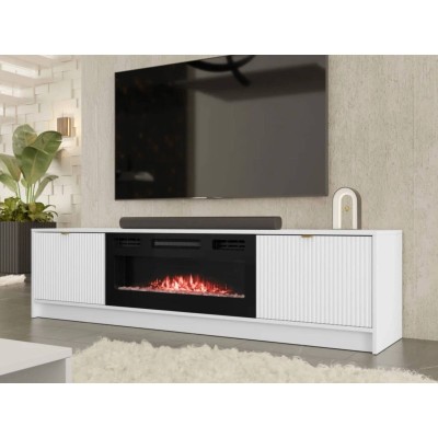 Mueble Tv con Chimenea Tireno