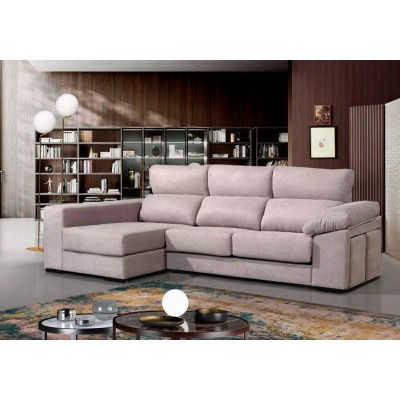 Sofá 2 Plazas + Chaise Long Paris Max (275x155cm)