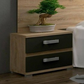 Mesita de Noche 2 Cajones Priego