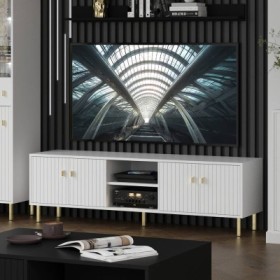 Mueble Tv 4 Puertas Piano
