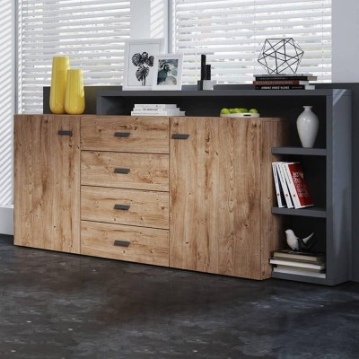 Aparador 2 Puertas + 4 Cajones Bota