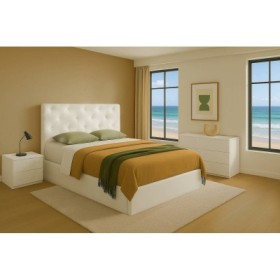 Cama de Casal Estofada Orlando + Colchón Opc.