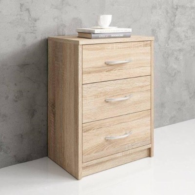 Mesita de Noche con 3 Cajones Percy