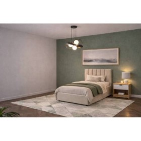 Cama Estofada Juvenil Beca + Colchón Opc.