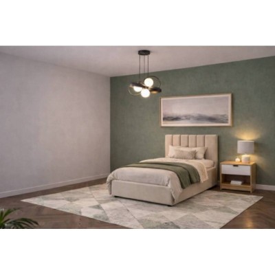 Cama Estofada Juvenil Beca + Colchón Opc.