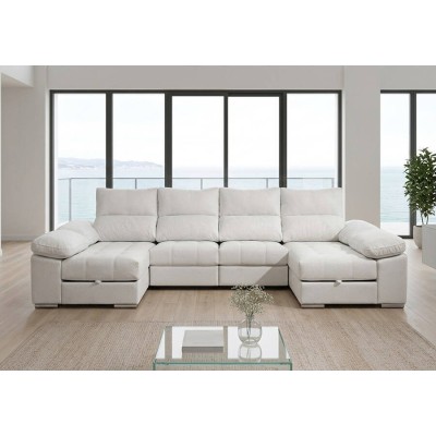 Sofá Dupla Chaise c/ Cama Gala (334x170cm)