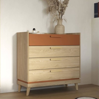 Cómoda 4 Cajones Scandi
