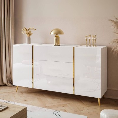 Aparador 2 Puertas + 3 Cajones Onyx