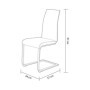 Conjunto Mesa de Comedor Sensei + 4 Sillas Sensei