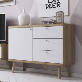 Aparador Primo 1 puerta + 3 cajones