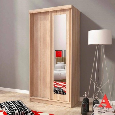 Armario 2 Puertas Correderas c/ Espejo Alaska