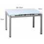 Mesa Extensíblel p/ Cocina Modelo 70 - Blanca