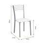 Conjunto Mesa de Cocina Extensible Modelo 70 + 4 Sillas Modelo 20