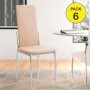 Pack de 6 Sillas Sakura (Beige)