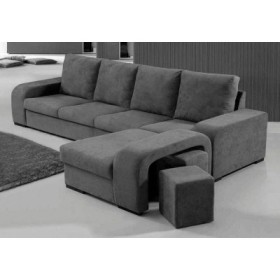 Sofá 3 Plazas + Chaise Long Reversible Mustang (305x175cm)
