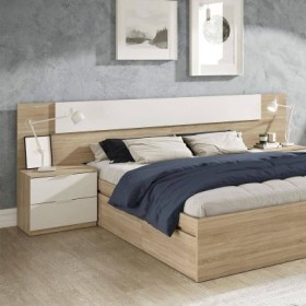 Pack Cabecero + 2 Mesitas de Noche Alaya