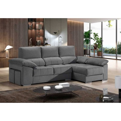 Sofá 2 Plazas + Chaise Long Madrid (300x160cm)
