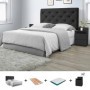 Pack Dormitorio Completo Orlando/Malwa M1 + Somier + Colchón Premium 17HR (195x150cm)