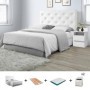 Pack Dormitorio Completo Orlando/Malwa M1 + Somier + Colchón Premium 17HR (190x140cm)