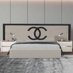 Cabecero Tapizado Largo Clock & Clock