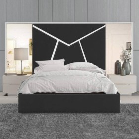 Cabecero Tapizado Largo c/ Espejo Mel