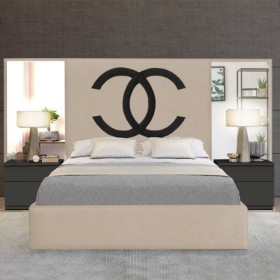 Cabecero Tapizado Largo c/ Espejo Clock & Clock XL