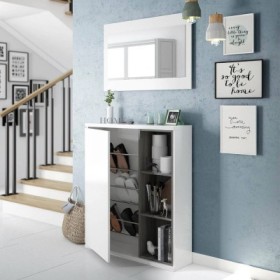 Mueble de Recibidor c/ Zapatero y Espejo Adhara
