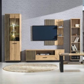 Pack Mueble de Salón Completo Lamelo 2 (c/ Luz LED)