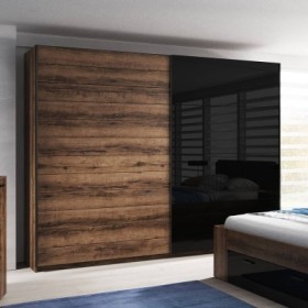 Armario 2 Puertas Correderas c/ Espejo Galaxy